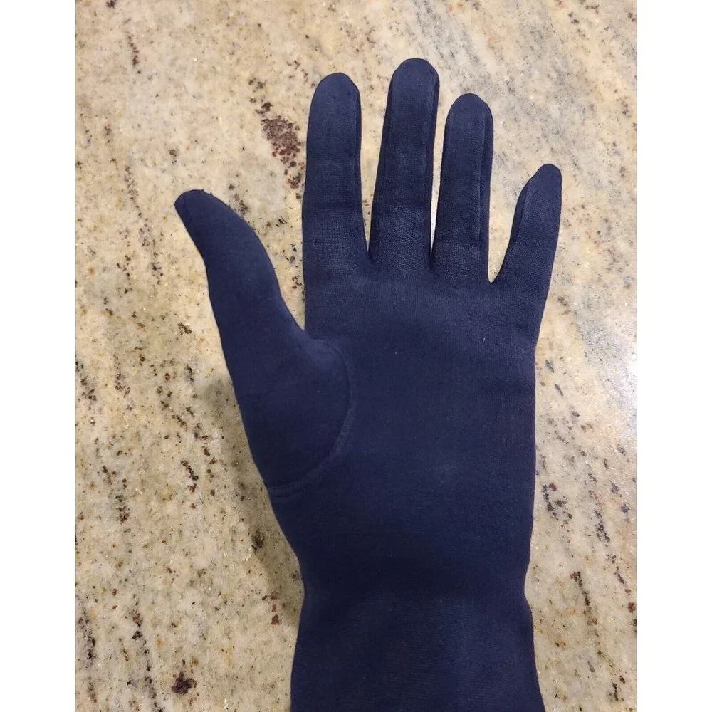 Vintage Size M Blue Cotton Stretch Formal 10